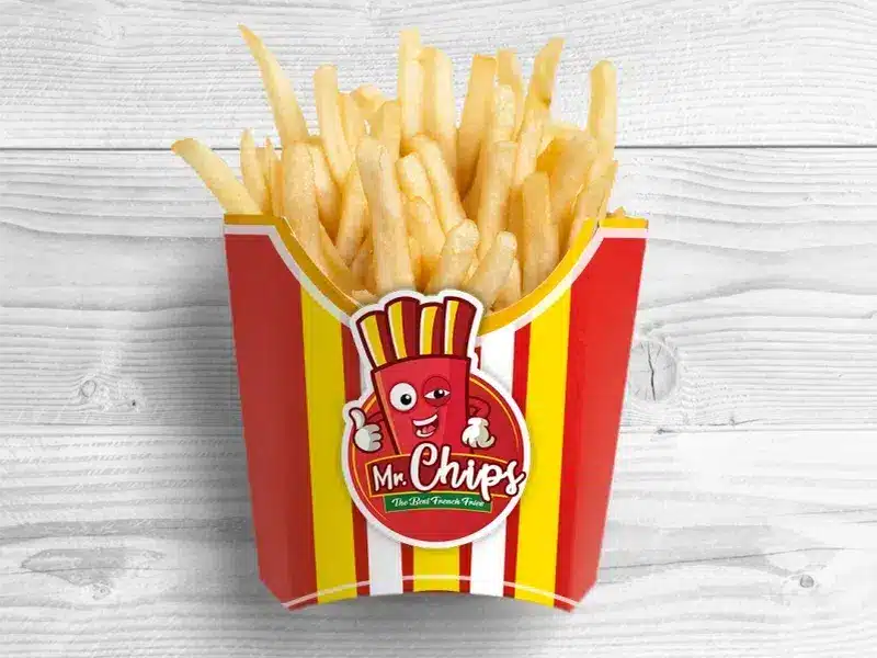 Potato Box Frensh Fraise box