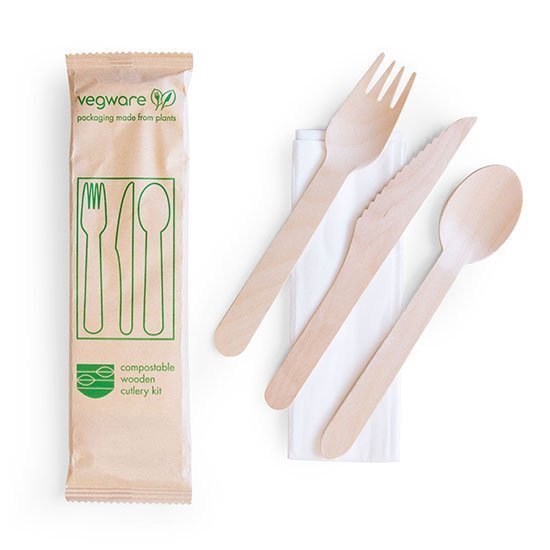 Wooden Meal Takeaway Set