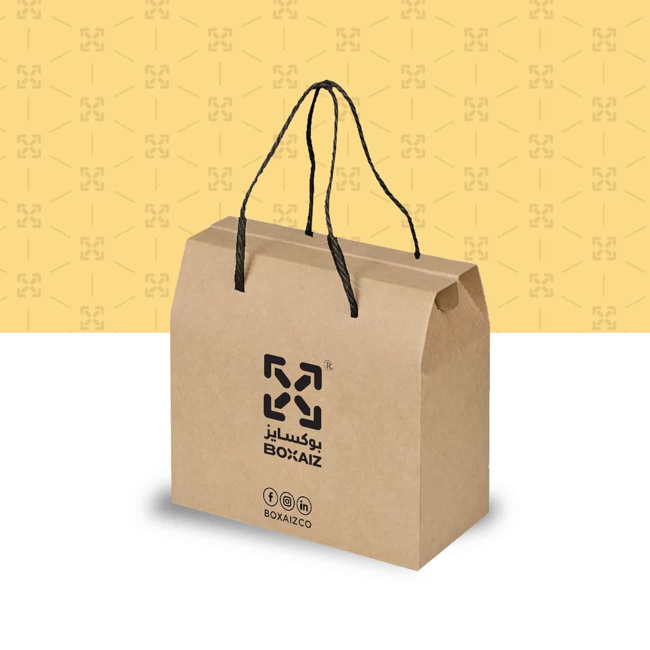 brown with rope cargo box copy Box With Rope - الصورة 1