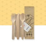 Wooden Meal Takeaway Set