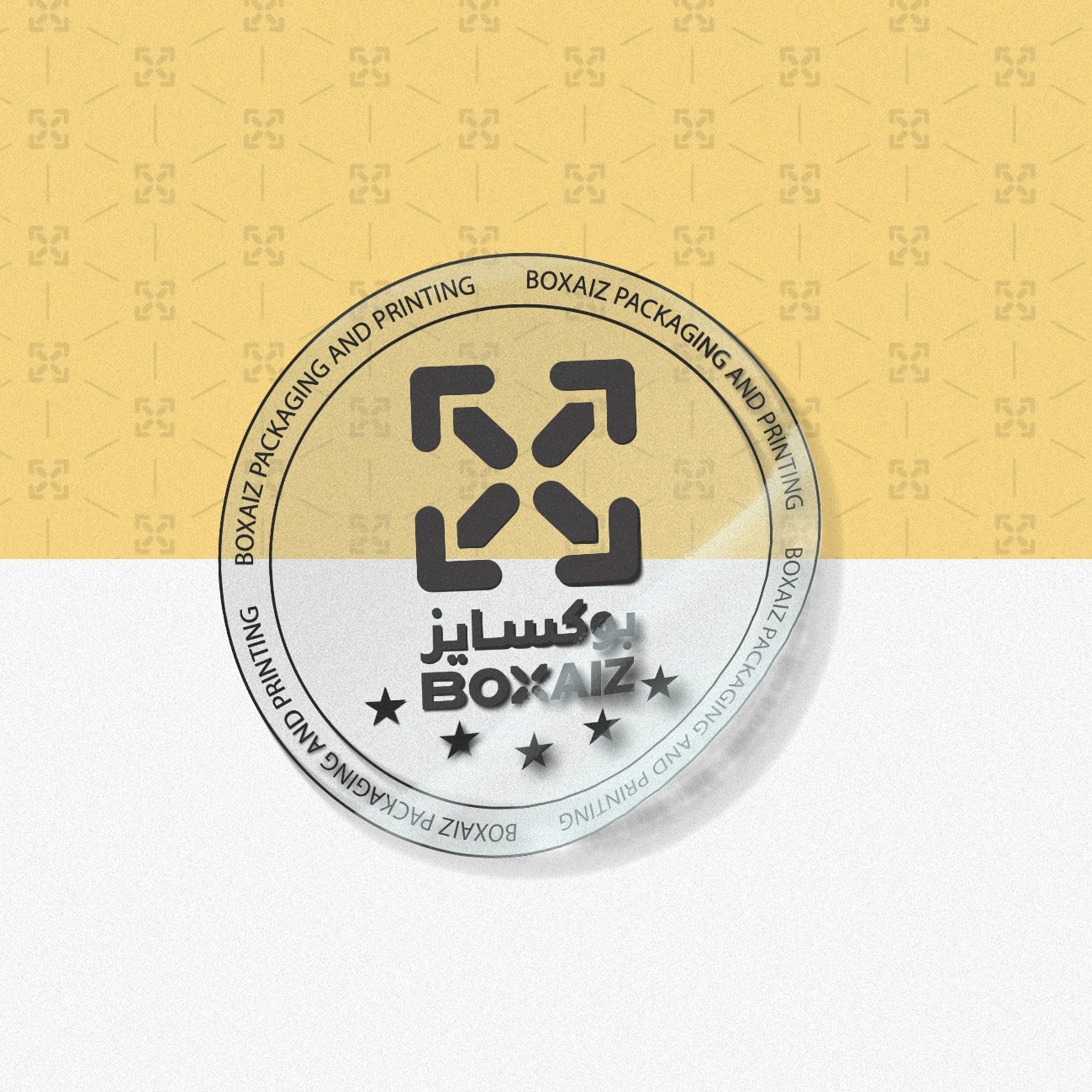 ستكرز شفاف Transperent stickers